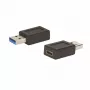 E+P CC371 USB-C kompakti adapteri USB-A uros USB-C naaras