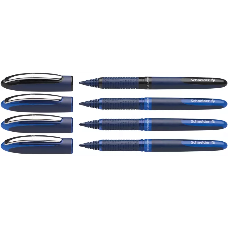 Schneider One Business mustekynä 0,6 mm sininen (4 kpl:n pakkaus) 183084