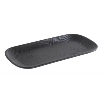 APS NERO GN 1/3 tarjotin, 325 x 176 x 25 mm, musta melamiini, pinottava, konepesunkestävä 85280