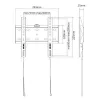 E+P seinäteline 200x200 musta WHS104 5625404