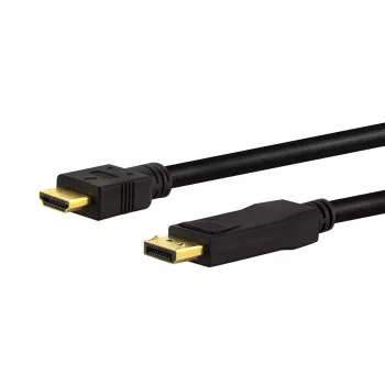 E+P DP3 HDMI-DisplayPort-kaapeli 2 m