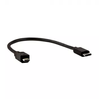E+P CC 324/02 USB 3.1 -kaapeli, 0,2 m, USB-C - Micro-B, musta 0000853270