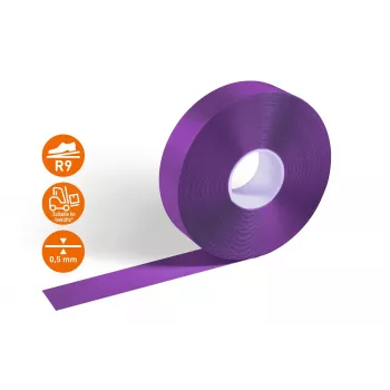 DURABLE DURALINE 50/05 itseliimautuva lattiamerkintänauha, PVC, violetti, 50 mm x 5 m 102112