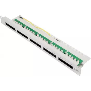 BULLITT CAT 3 ISDN-patchpaneeli, 25-porttia RJ45 8P4C, suojaamaton, 19