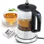 ProfiCook 501165 teenkeitin 0,5 L 1100 W musta – ruostumaton teräs