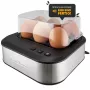 ProfiCook PC-EK 1276 munankeitin jopa 6 munalle puhetoiminnolla, ruostumaton teräs / musta 501276