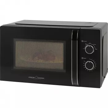 PROFI COOK mikroaaltouuni PC-MW 1354 musta 20L 700W Solo-mikroaaltouuni