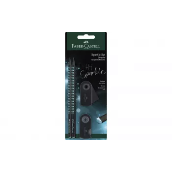 Faber-Castell Midnight Ocean -lyijykynäsarja B, musta/sininen 118295