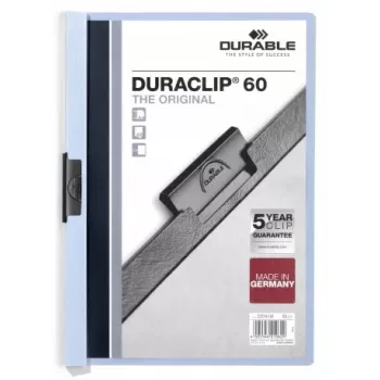 DURABLE Duraclip 6 mm nipistin A4 sininen (25 kpl:n pakkaus)