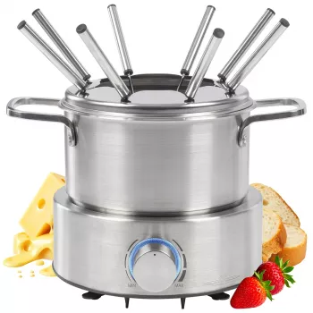 Profi Cook PC-FD 1288 sähköfondue-sarja ruostumaton teräs 800 W 1,2 L 8 henkeä