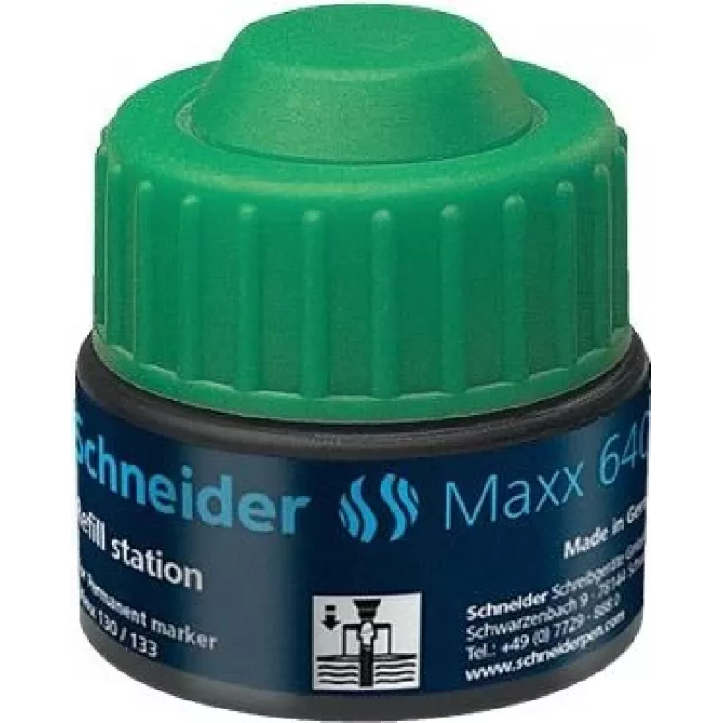 Schneider Maxx 640 tussin täyttömuste vihreä 30 ml 164004