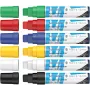 Schneider Paint-It 330 V1 akryylitussisarja, 6 eri väriä, 15 mm kiilakärki 120396