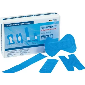 Holthaus Medical YPSITECT sininen havaittava laastari 50 kpl 40600