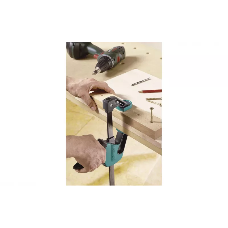 Wolfcraft EHZ Easy 75-500 yhden käden puristin 3023000, puristusleveys 500 mm, ulottuma 75 mm