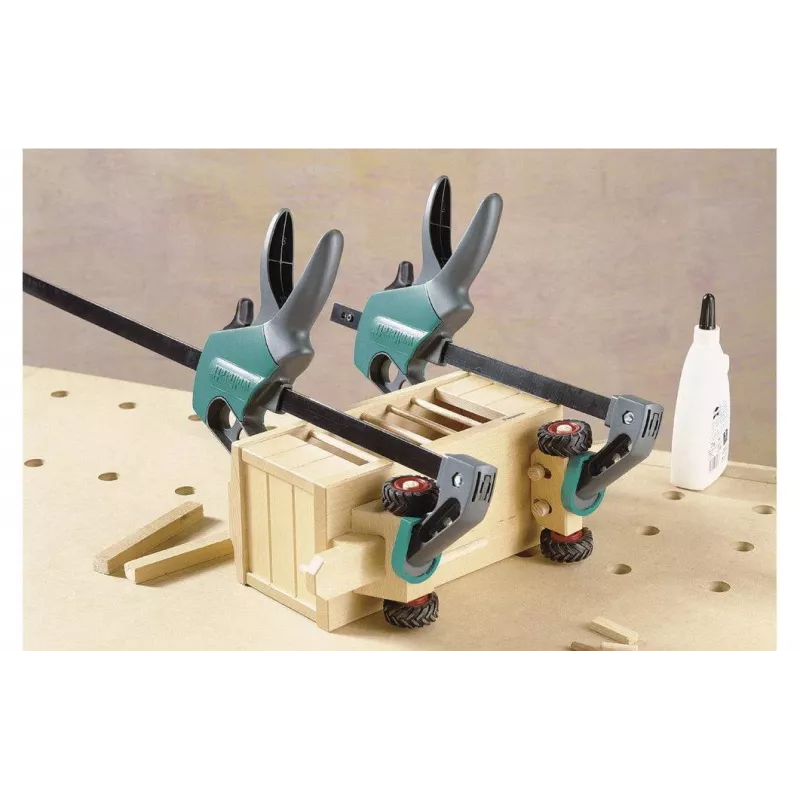 Wolfcraft EHZ Easy 75-500 yhden käden puristin 3023000, puristusleveys 500 mm, ulottuma 75 mm