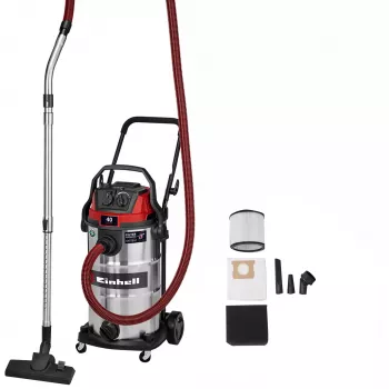 Einhell TE-VC 4090 SACL märkä- ja kuivaimuri 40 L ruostumaton teräs pölyluokka L 2347445