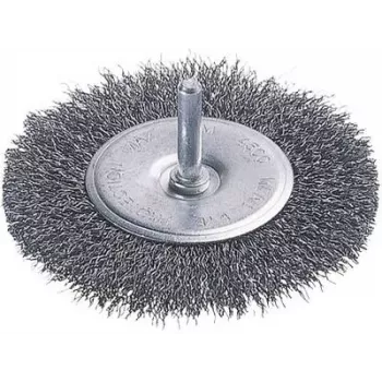 Wolfcraft 75 mm solmittu teräslankapyöröharja 6,3 mm varrella 2100000