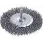 Wolfcraft 75 mm solmittu teräslankapyöröharja 6,3 mm varrella 2100000