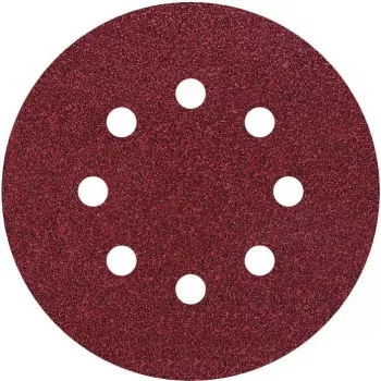 Wolfcraft 2259100 tarrahiomalaikkasarja epäkeskohiomakoneeseen, 125 mm, rakeisuudet P80/P120/P240, 25-osainen, rei'itetty