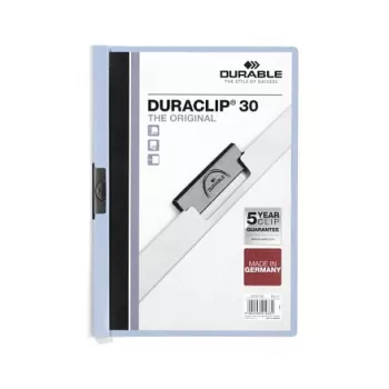 DURABLE Duraclip 2200-06 A4 puristinliitin polypropeeni sininen