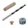 Wolfcraft 2916000 pyökkitappisarja 6 mm, 50 uurrettua tappia + 4 terästapinmerkitsintä