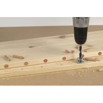 Wolfcraft 2916000 pyökkitappisarja 6 mm, 50 uurrettua tappia + 4 terästapinmerkitsintä