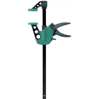 Wolfcraft EHZ Easy 75-150 yhden käden puristin 3020000, puristusleveys 0-150 mm, levitysleveys 75-260 mm, ulottuma 75 mm