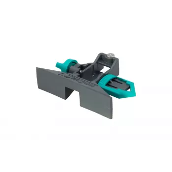 Wolfcraft 5221000 ohjauskiskon päätyrajoitin, muovi, musta