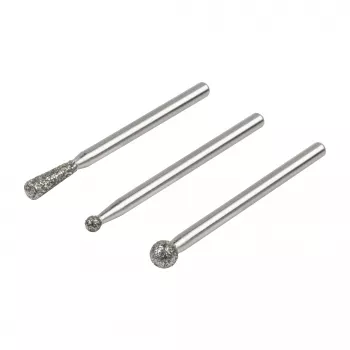 Wolfcraft 5988000 timanttihiomakärkisarja, pallo ja kartio, 3-osainen