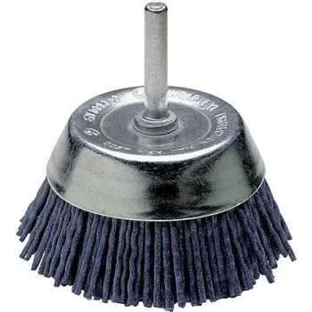 Wolfcraft nylon-kuppiharja, 1/4 inch (6,3 mm) varsi, 50 mm halkaisija, 4500 kierr./min 2729000
