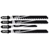 Wolfcraft 8430000 10-osainen pistosahanteräsarja puulle, T-varsi
