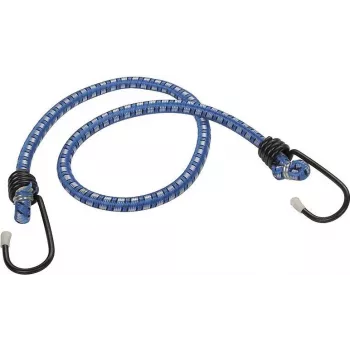 Wolfcraft 3293000 Expander kumiköysi 0,5 m x 6 mm, 2 koukkua, musta