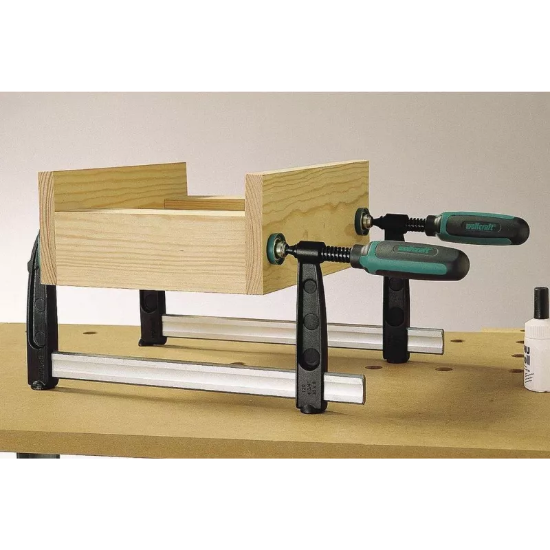 wolfcraft SZ 120-700 ruuvipuristin 700 mm musta / harmaa 3622000