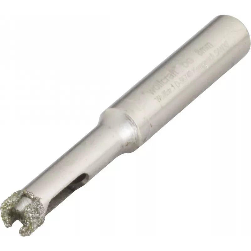 wolfcraft 5917000 timanttiporakruunu 6 mm kivennäislaatalle, lasitetuille laatoille, graniitille
