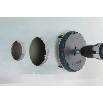 wolfcraft säädettävä reikäsaha 45-130 mm HSS-terillä ja keskiöporalla 5978000