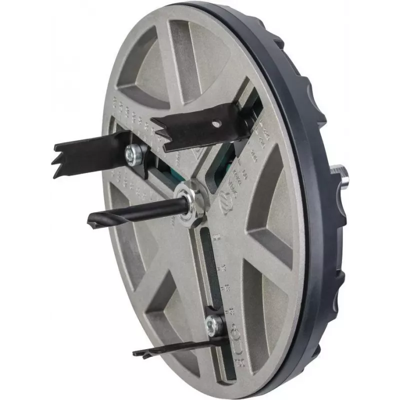 wolfcraft säädettävä reikäsaha 45-130 mm HSS-terillä ja keskiöporalla 5978000