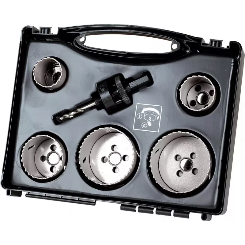 Wolfcraft 5423000 reikäsahasetti, 8-osainen