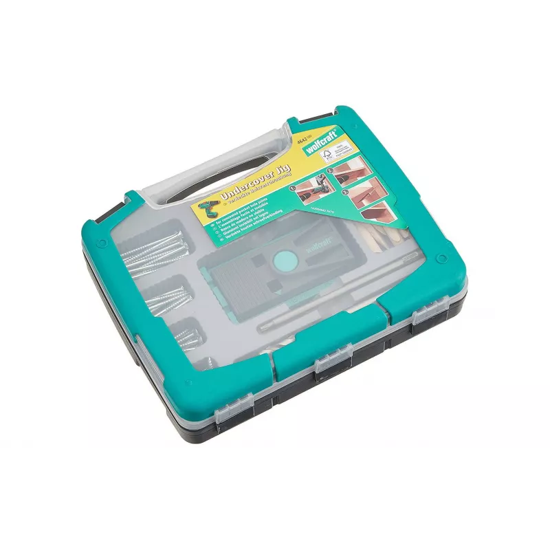 Wolfcraft porausohjain piilosaranoille 4642100