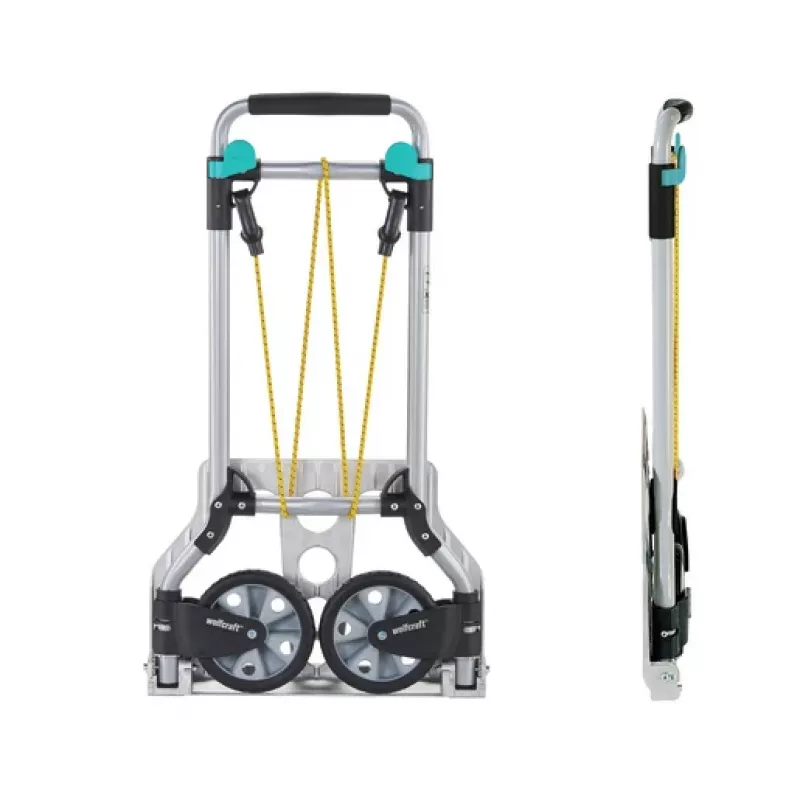 wolfcraft TS 600 alumiininen nokkakärry, 70 kg, musta 5505000