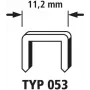 Wolfcraft 2000 leveäselkäiset niitit 2000 kpl 7026000 mitat (L x K) 11,2 mm x 6 mm