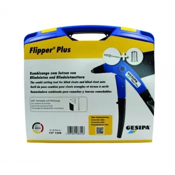 Gesipa 1571258 käsikäyttöinen niittimutterityökalu, 217 mm, M3-M6