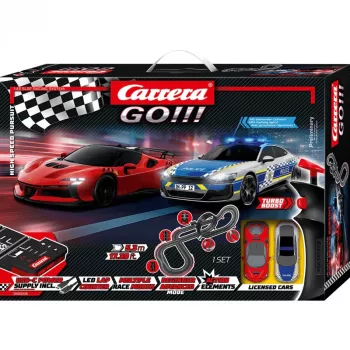 Carrera GO!!! High Speed Pursuit sähköinen rata-autosetti