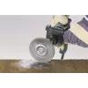 Wolfcraft teräslanka-lautashiomaharja 2101000 kulmahiomakoneelle, 100 mm, aaltoiltu, M14