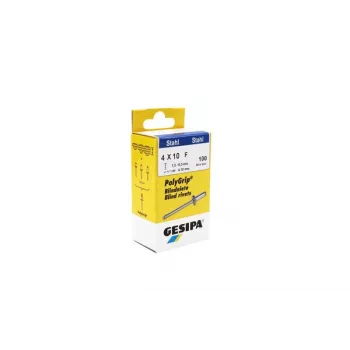 GESIPA PolyGrip® sokeaniitit 4,0 x 10,0 mm teräs/teräs, 100 kpl 1464884