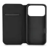 Black Rock Booklet Slim Folio -kotelo Apple iPhone 17 Pro, musta 00080398