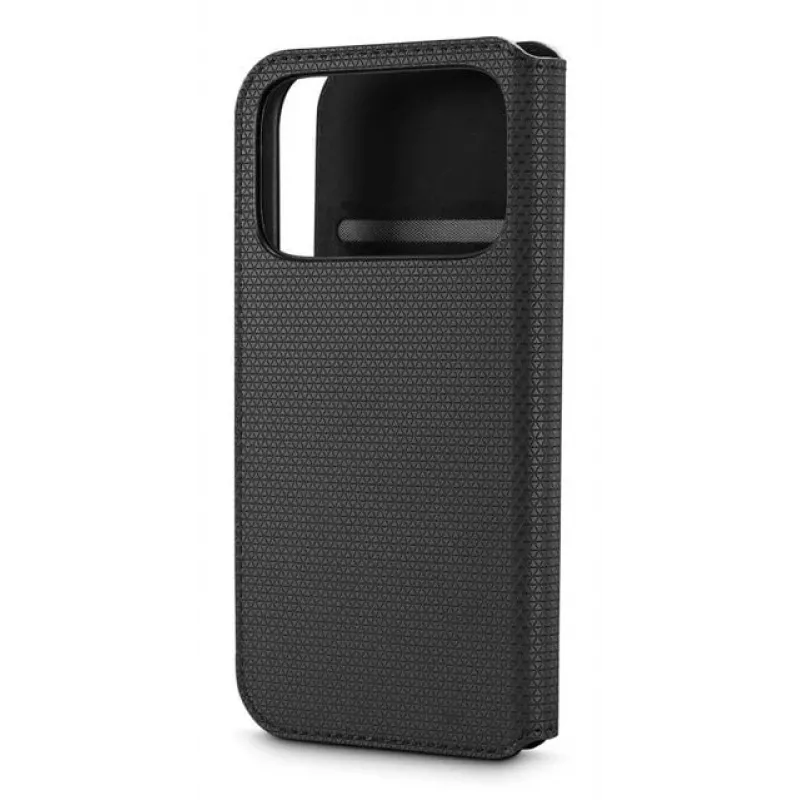 Black Rock Booklet Slim Folio -kotelo Apple iPhone 17 Pro, musta 00080398