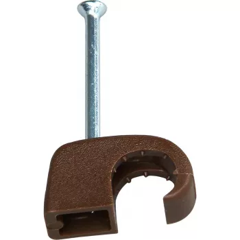 HEINRICH KOPP naulakaapeliklipsit, nipun halkaisija 7-11 mm, ruskea, 50 kpl 342706082