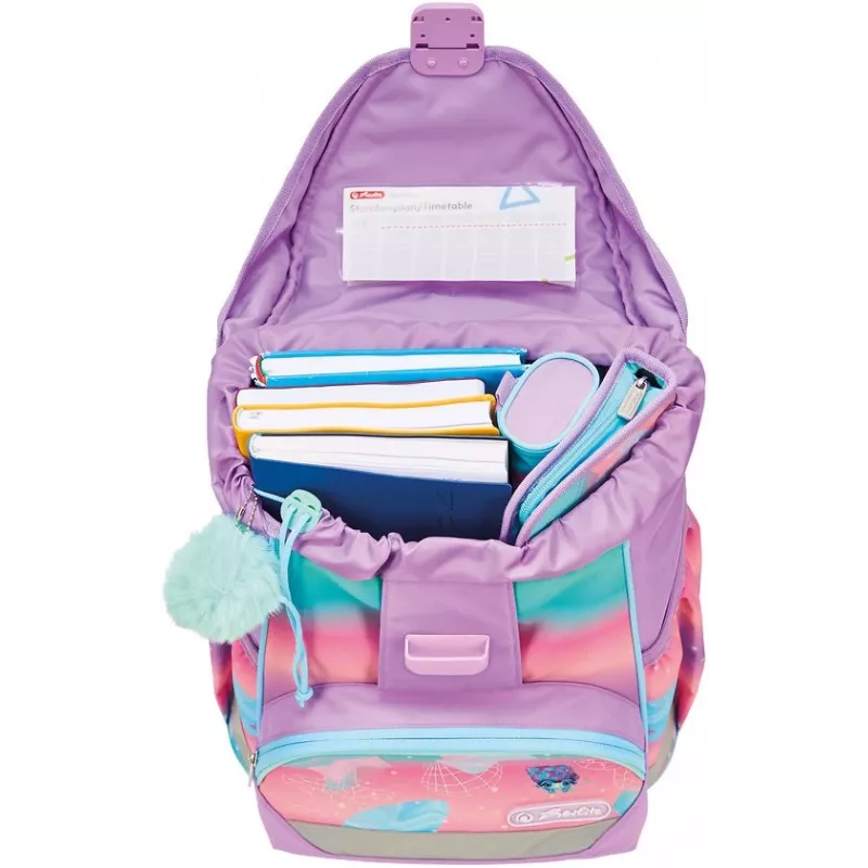 Herlitz Ultralight koulureppusetti Seahorse Ocean Lights 6-9-vuotiaille