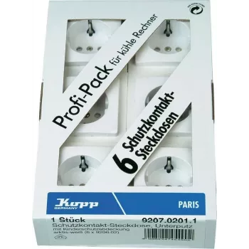 HEINRICH KOPP Paris Schuko-pistorasiaosa puhtaanvalkoinen 920702011