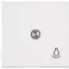 HEINRICH KOPP Paris-sarja kytkin, 2 keinupainiketta, uppoasennus, 250 V, 10 A, valkoinen termoplasti 490442007